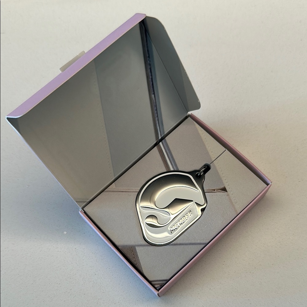 NWT Glossier Keychain Members Only